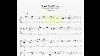 Arcade Fire - Good God Damn (bass tab)(old version)