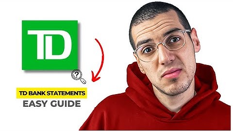 How To Get Your Bank Statements From TD Bank App(2025)