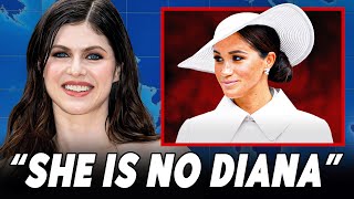 Alexandra Daddario Hilariously Destroys Meghan Markle On Live Tv