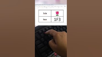 flower short key | #windows #msword #keyboard #asmr  #typing #tricks