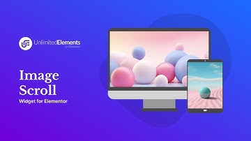 Long Image Scrolling within Mockup using Elementor