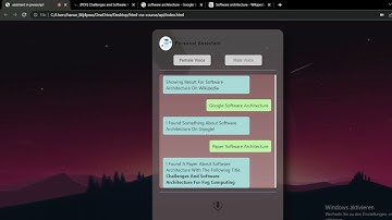 OpenAI GPT 3.5 Turbo integrated in a Speech Assistant