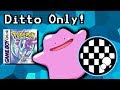 Can you beat pokemon crystal with only a ditto