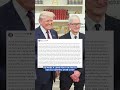 Trump praises Tim Cook and claims he called to 'kiss my a**'