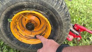 How to Remove and Replace a Riding Lawn Mower Wheel #DIY #Wheel #efd by Everyday fixes and DIYs: How do I do that? 728 views 11 months ago 5 minutes, 4 seconds