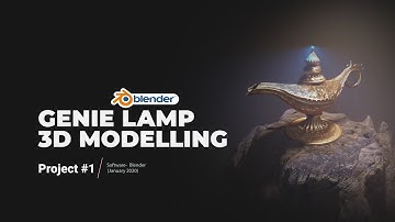 Genie Lamp - Blender Modeling Show reel | 2020