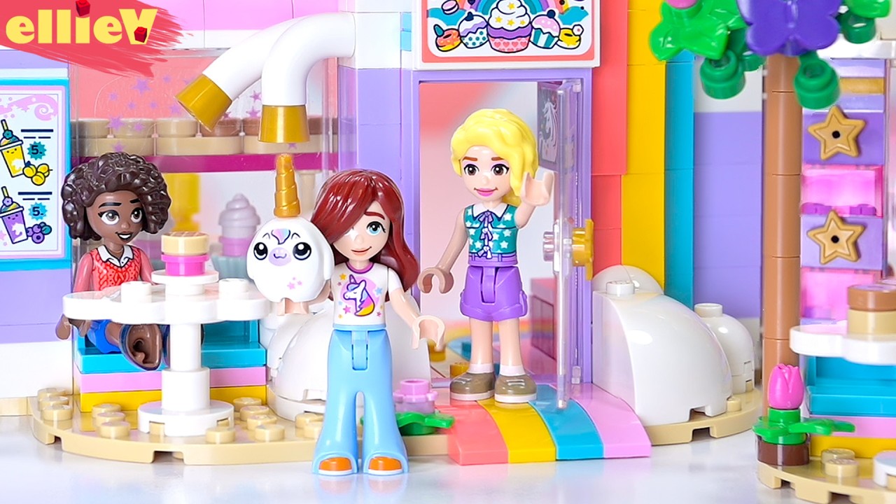 Кафе «Единорожья мечта» 🦄☕️: сборка и обзор конструктора Lego Friends.