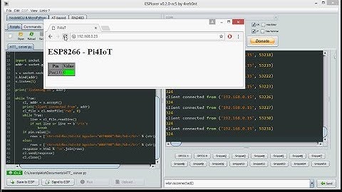 ESP8266 Part #6 – Webserver example with MicroPython