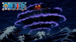 Kaido Lifts Onigashima | One Piece