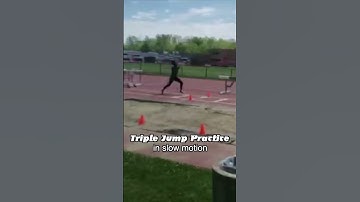 Triple Jump Practice (in slow motion) #shorts #TripleJump | Olivia Henry Two