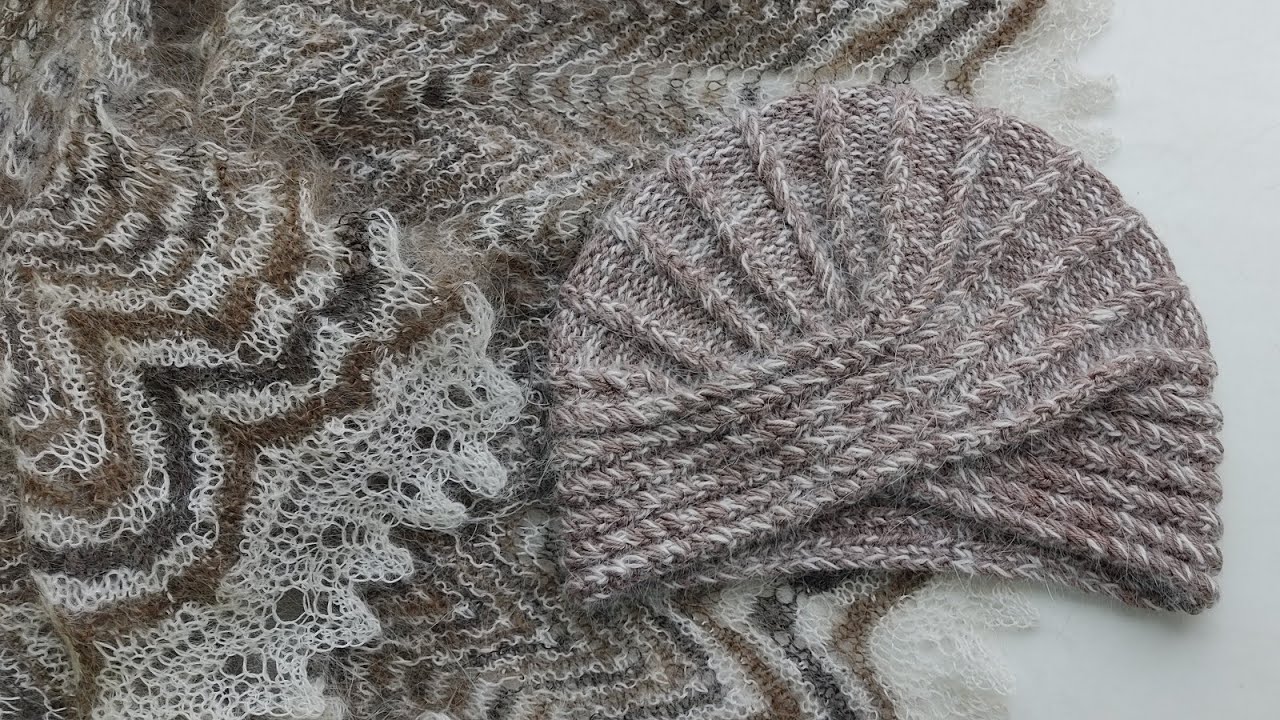 Вязание шапки-чалмы от начала и до конца.