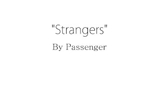 Watch Passenger Strangers video