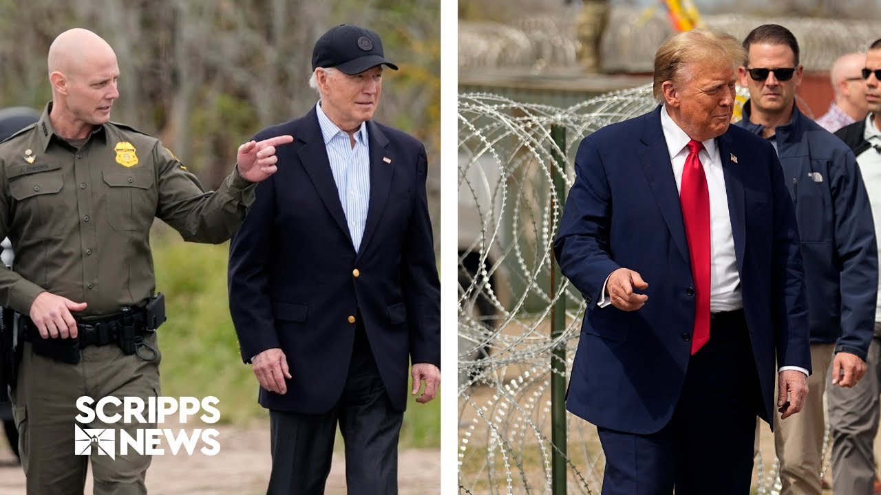Comparing the records of Biden, Trump on border security issues - YouTube