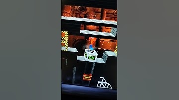 Crash spinning like Sonic the Hedgehog in Crash Bandicoot - Back in Time