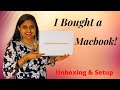 I Bought a Macbook | Vlogging: Macbook Shopping at Apple Store, Unboxing &amp; Setup | Angel Sandra