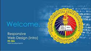 Responsive Web Design (Intro) | ITS 300 (Web Development I) | NORSU Bais