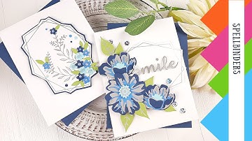 Spellbinders | Layered Glimmer Collection | DIY Card by Tina Smith