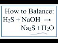 Balancing Chemical Equations Practice