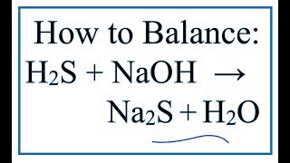 H2S + NaOH → Na2S + H2O | H2S ra Na2S – VietJack.com