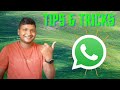 Whatsapp important tips and tricks  whatsapp tips by ak online support