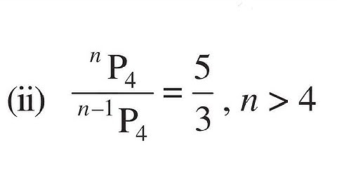 Example 12 (ii) np4/n-1p4=5/3 class 11 chapter 6 example 12 (ii)