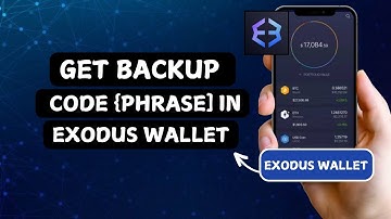 How to Get Backup Code in Exodus Wallet