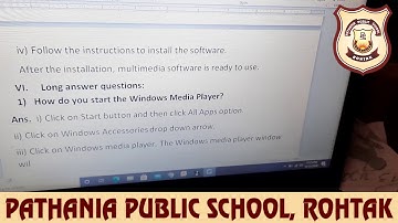 Pathania World Campus- Class 3- Computer- Chapter-7 (Introduction to Multimedia)