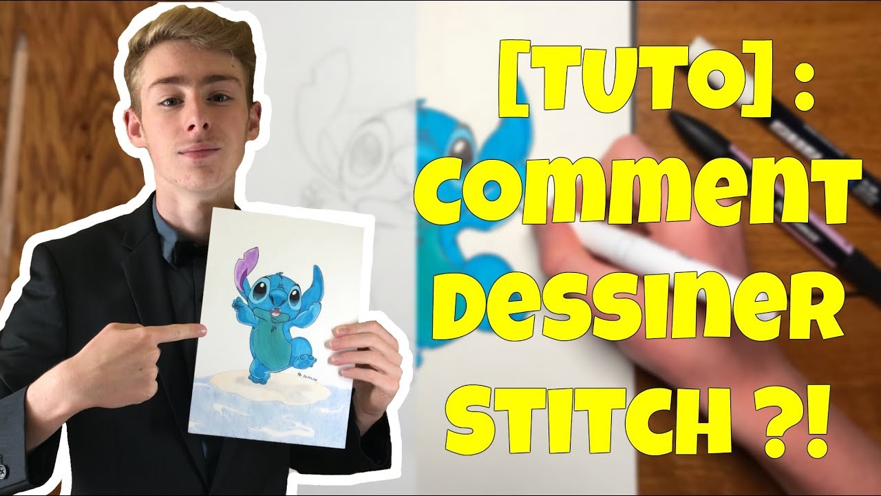 Draw Stitch step by step by GrayAliEN  Dessin stitch, Stich dessin, Idées  de dessin faciles