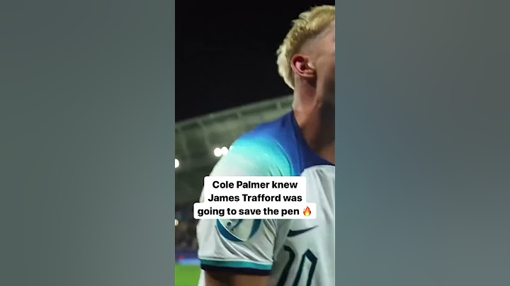 Cole Palmer knew James Trafford would save the pen! 🔥