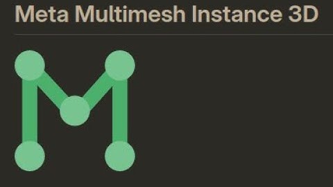 Godot 4.x: tutorial for MetaMultimesh3D Node Addon