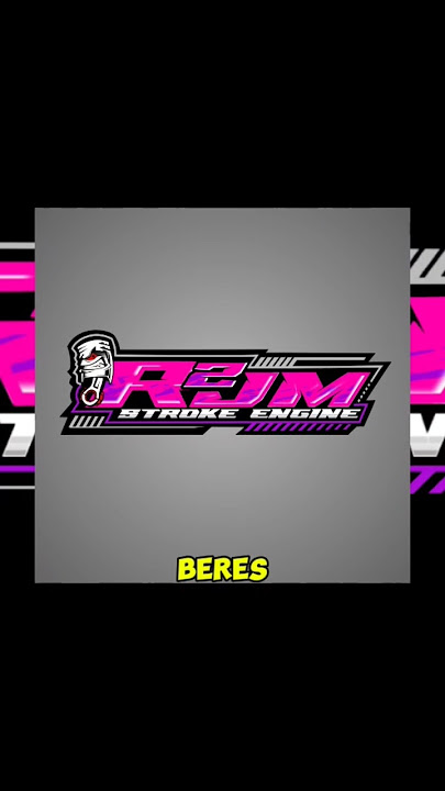 Hari Ke 23 : Bikin Logo Racing Buat bengkel #pixellab #design #logo #racing