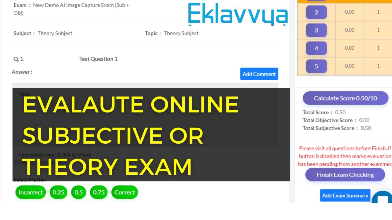 Https assessment eklavvya com student login iid