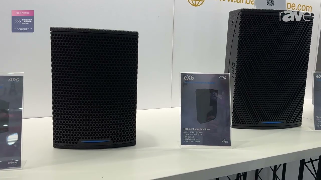 ISE 2026: Arbane Groupe Presents eX6 Coaxial Speaker