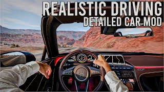 BeamNG Drive, Most Realistic Car Mod, Realistic Driving, T300RS   H-Shifter, Wheel Camera, 4K HQ