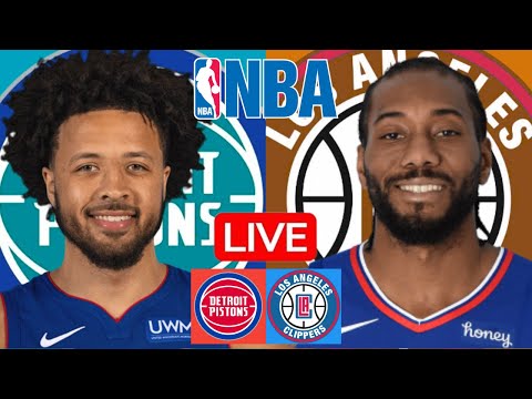 6:48:16 6:48:16 Now playing, LIVE: DETROIT PISTONS vs LOS ANGELES CLIPPERS | NBA | PLAY BY PLAY
