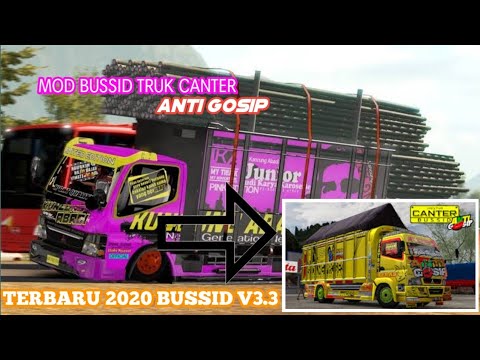 MOD BUSSID  TRUK  CANTER  MBOIS NEW Bus Simulator Indonesia 