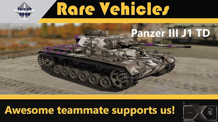 War Thunder: Rare Vehicles. Panzer III J1 TD. A solid match thanks to an awesome teammate!