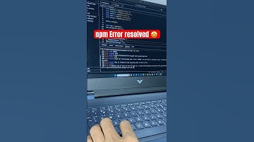 ⚡How to Fix npm ERR! in Seconds | Quick VS Code & npm Run Dev Fix #shorts