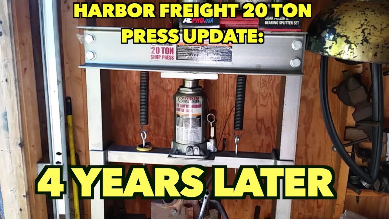 Harbor Freight 20 Ton Press Update........ 4 years later. YouTube