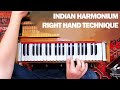 How to play harmonium the right hand  the harmonium evolution course