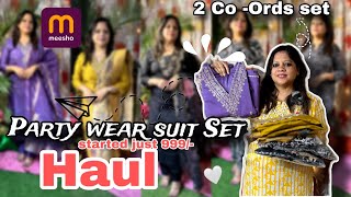 🔆Summer kurta set with dupatta haul || 2 Co - Ords Set Review 🌸 Meesho haul #review #viral #fashion