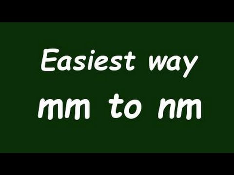 ✅ Convert Milimeter to Nanometer (mm to nm) - Formula, Example, Convertion Factor