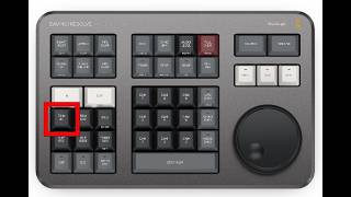 Davinci Resolve Speed Editor 015 TRIM IN → Hold the button + Dial