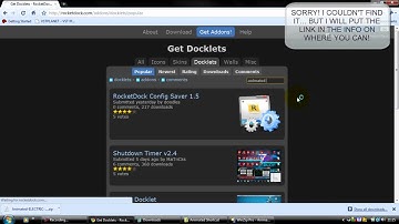 How to Install Animated Icons on RocketDock (HD) (READ DESCRIPTION!).