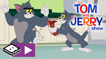 The Tom & Jerry Show | Stone Age Tom | Boomerang UK 🇬🇧