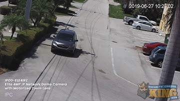 Motorized Zoom Demo - IPOD ELE4IRZ - Elite 4MP IP Network Dome Camera with Motorized Zoom Lens