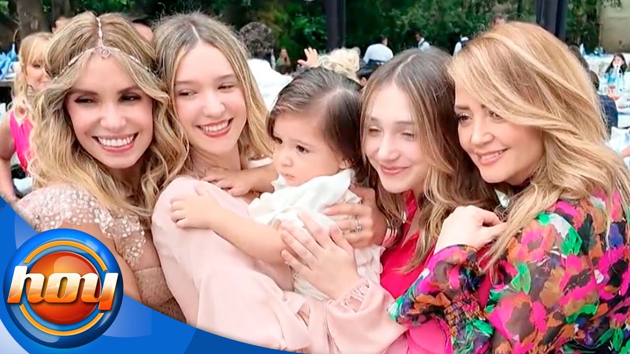 ¡Emotivo! Andrea Escalona bautiza a su hijo Emilio rodeada por la familia de Hoy | Programa Hoy