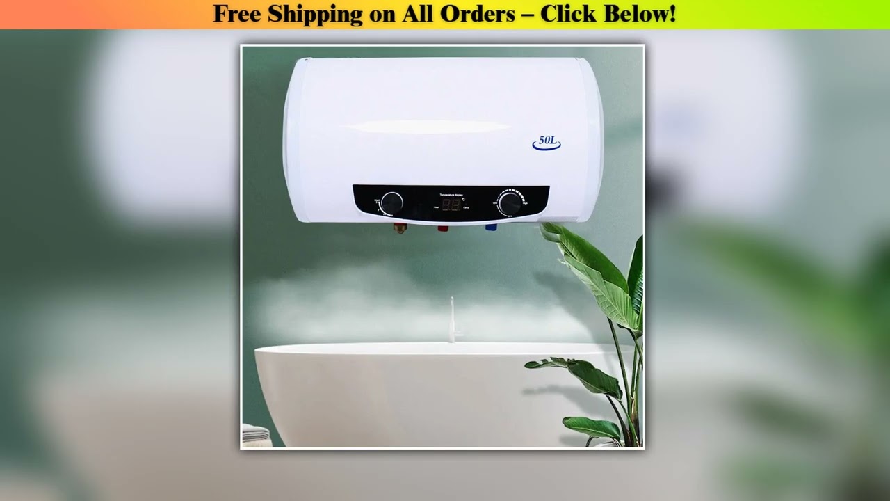 35L Electric Cylinder Hot Water Tank 220V Tankless Water Heater Horizontal Boiler- Wholesale Best