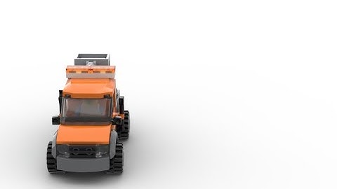 LEGO Bricklink Studio Animation Test 6 - Car Driving