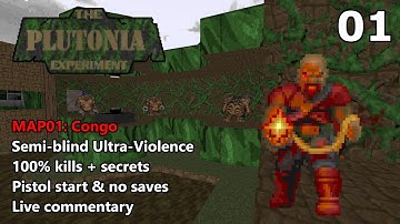 The Plutonia Experiment - MAP01: Congo - Semi-blind Ultra-Violence 100%